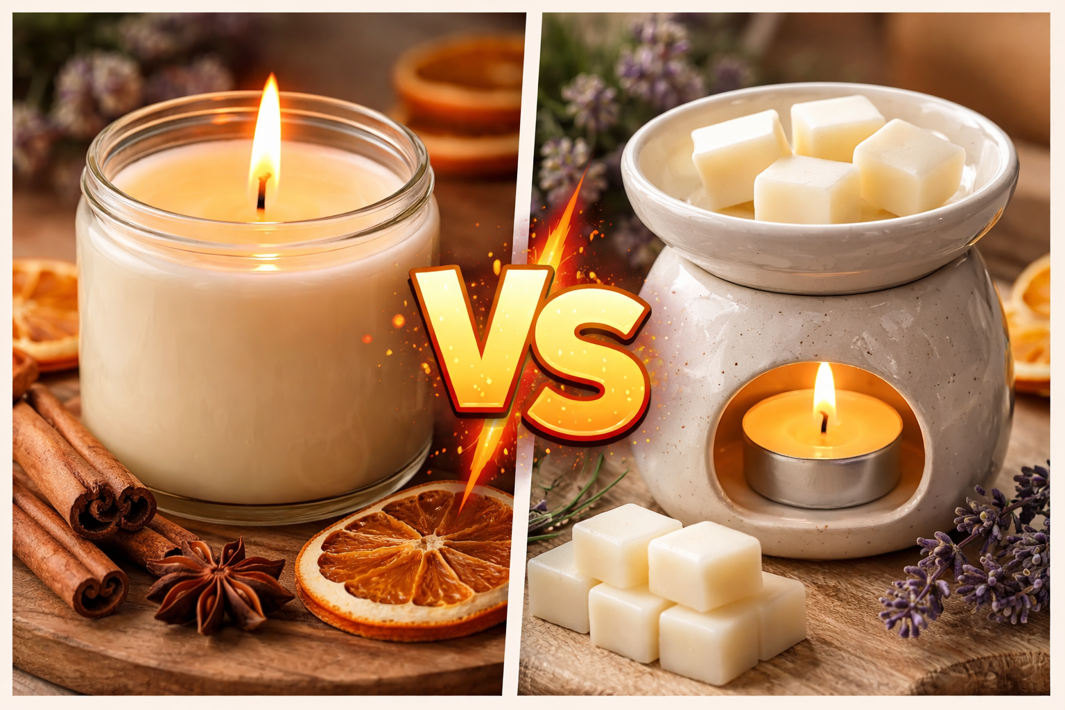 Wax Melts vs. Candles: Which is Right for You?