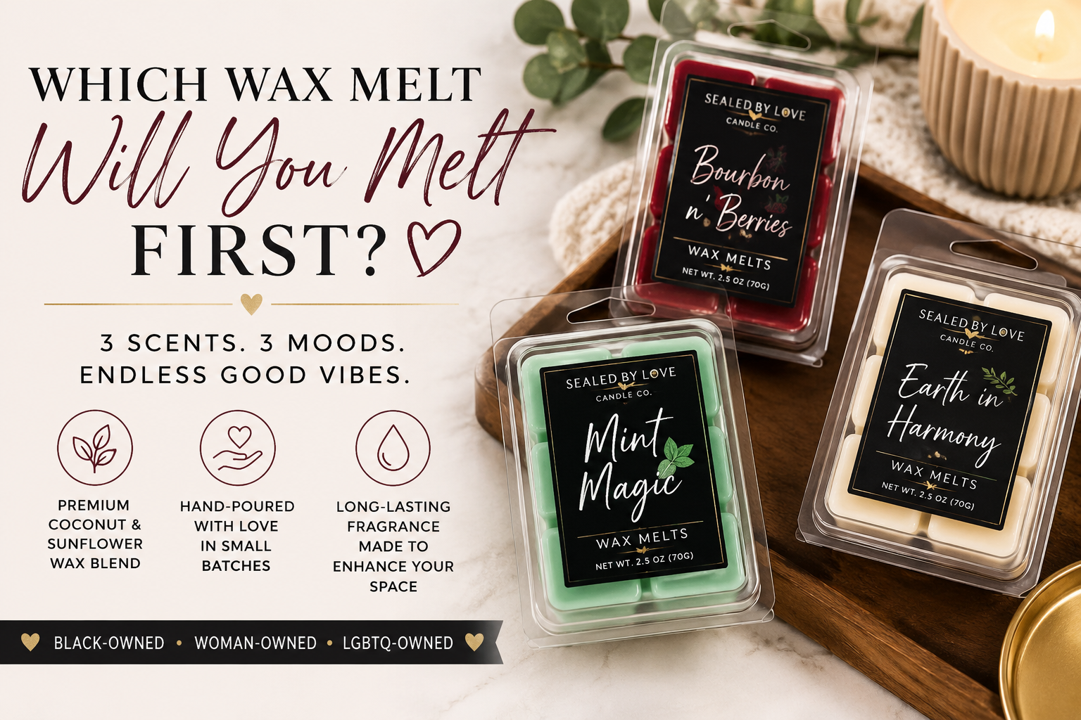 ✨ A little fragrance can completely change the mood of your space. ✨