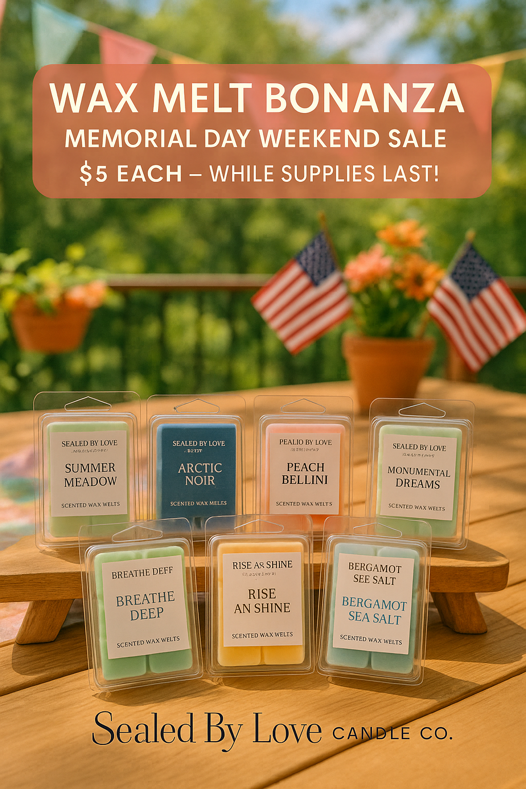 WAX MELT BONANZA – A WEEKEND OF A SALE!!