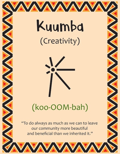 The 6th Day of Kwanzaa- Kuumba